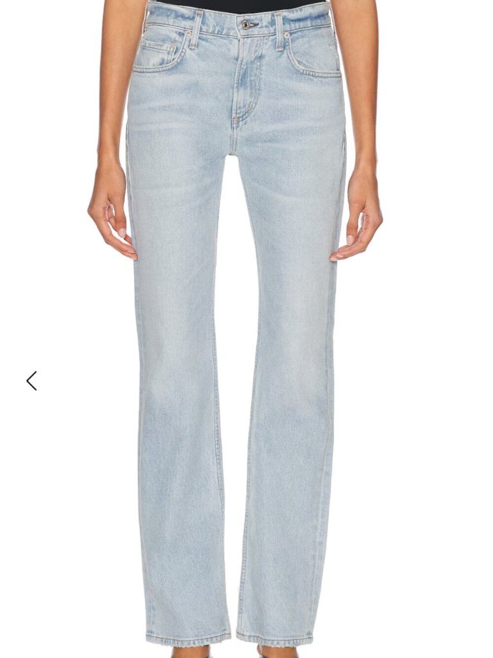 Citizens of Humanity Genova Low Rise Bootcut Jeans in Villa Wash